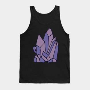 MAGICAL HEALING AMETHYST CRYSTAL GEM in Mauve Purple from my Cabinet of Curiosities - UnBlink Studio by Jackie Tahara Tank Top